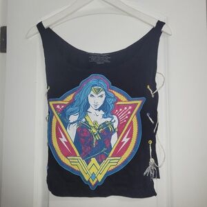 Wonder Woman Crop Top Size S Small